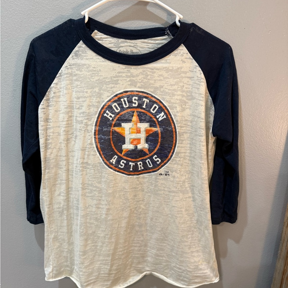 Houston Astros raglan tee